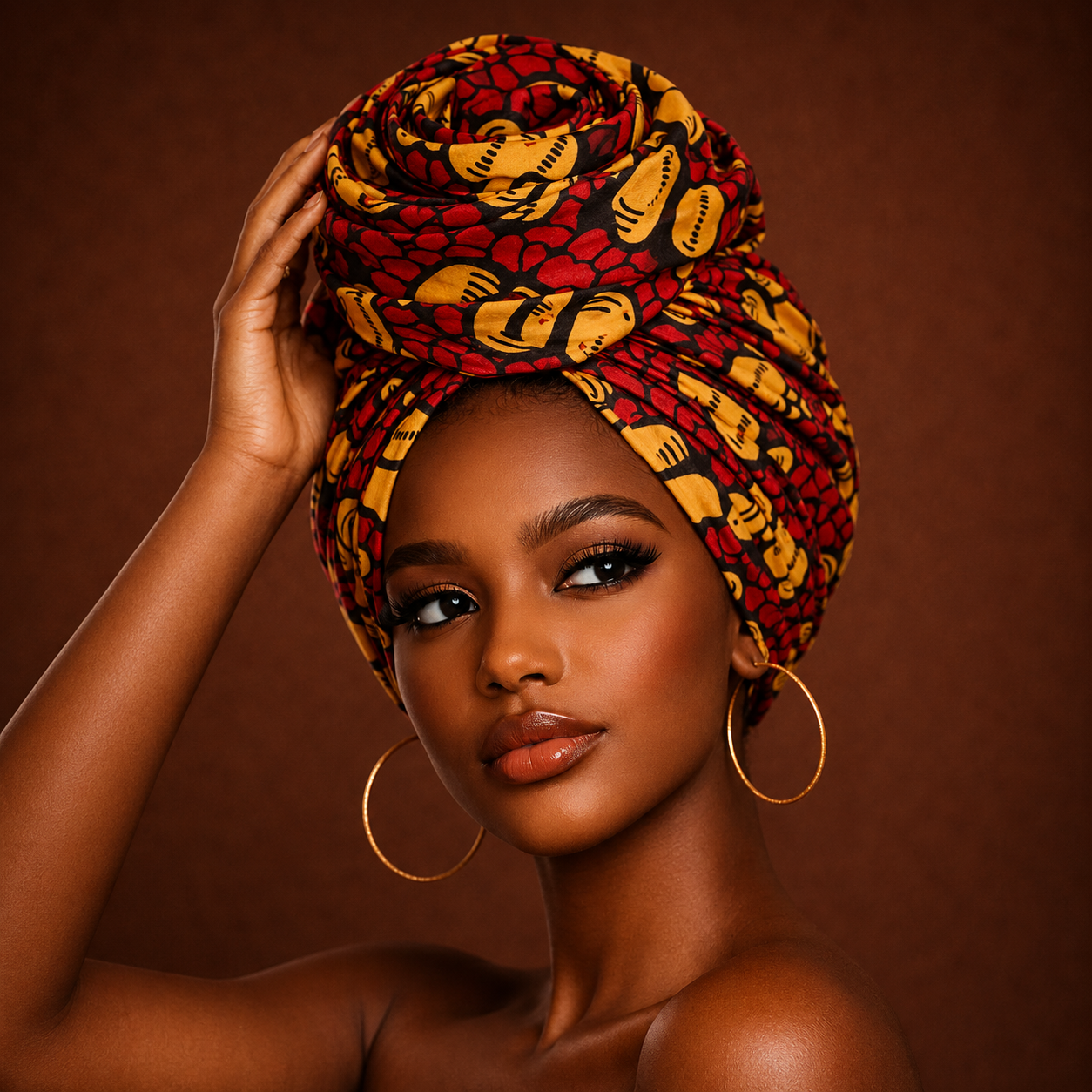 La solution sans effort : le turban pré-noué