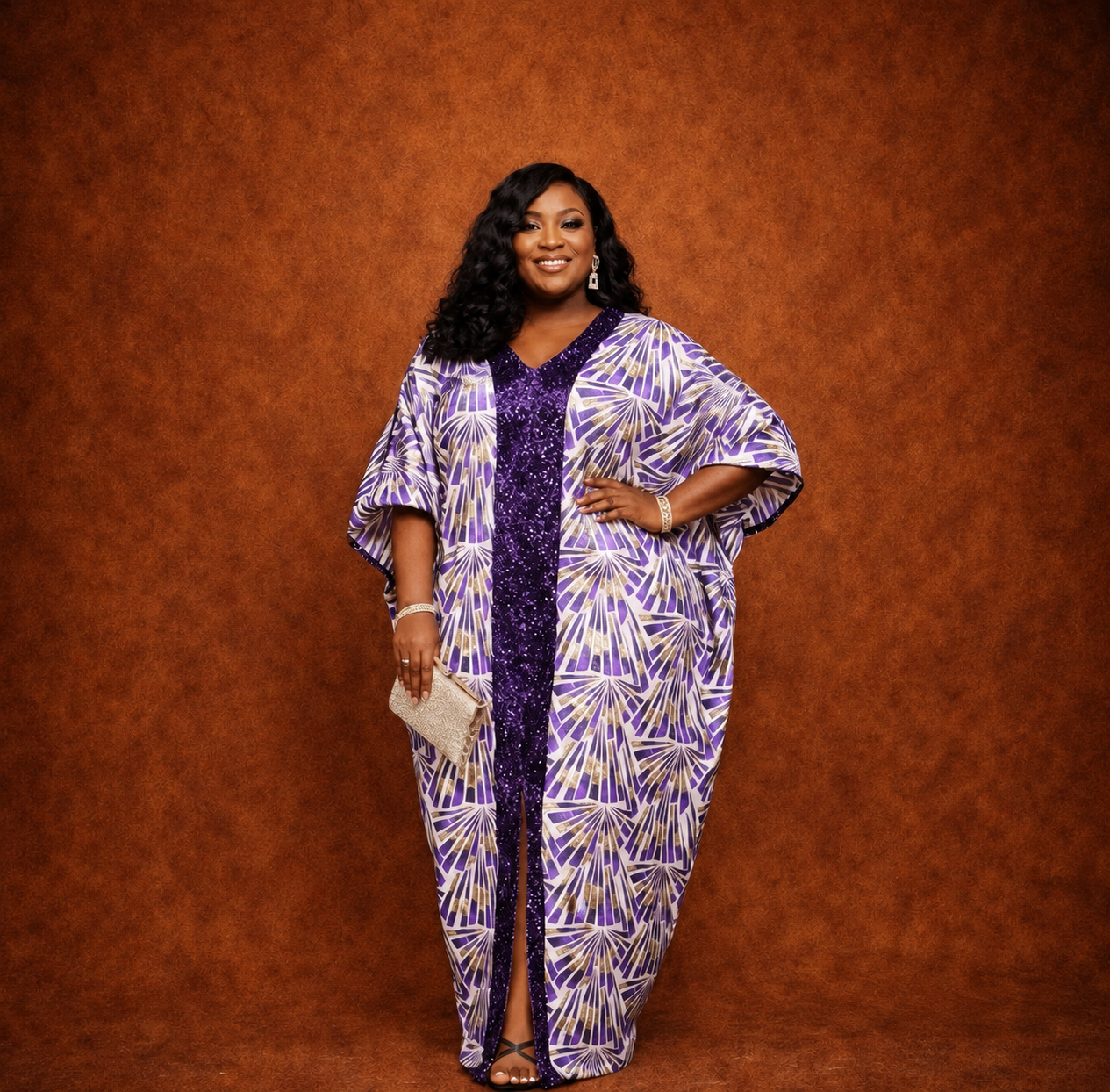 Caftan abaya de la marque cissey clothing afro mode
