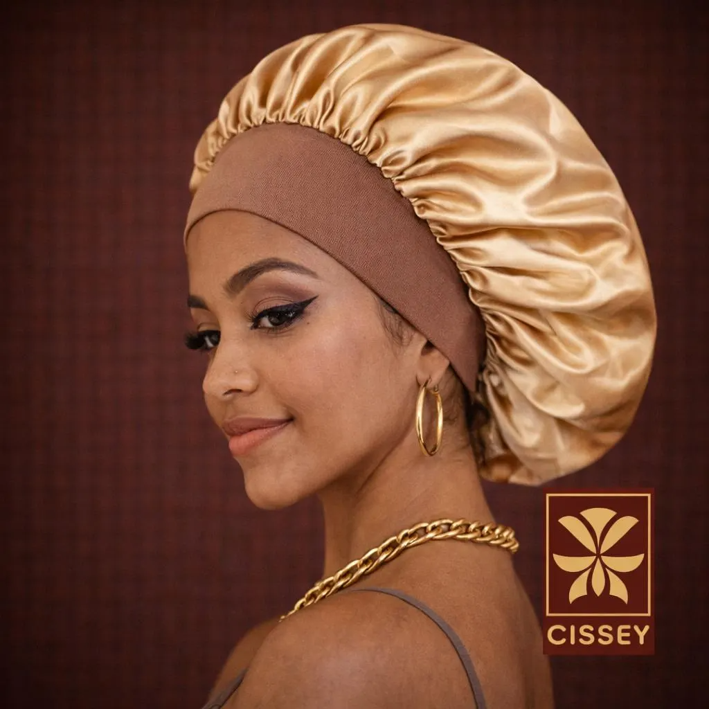 Bonnet Satin Protection Cheveux – Nuit & Routine Capillaire