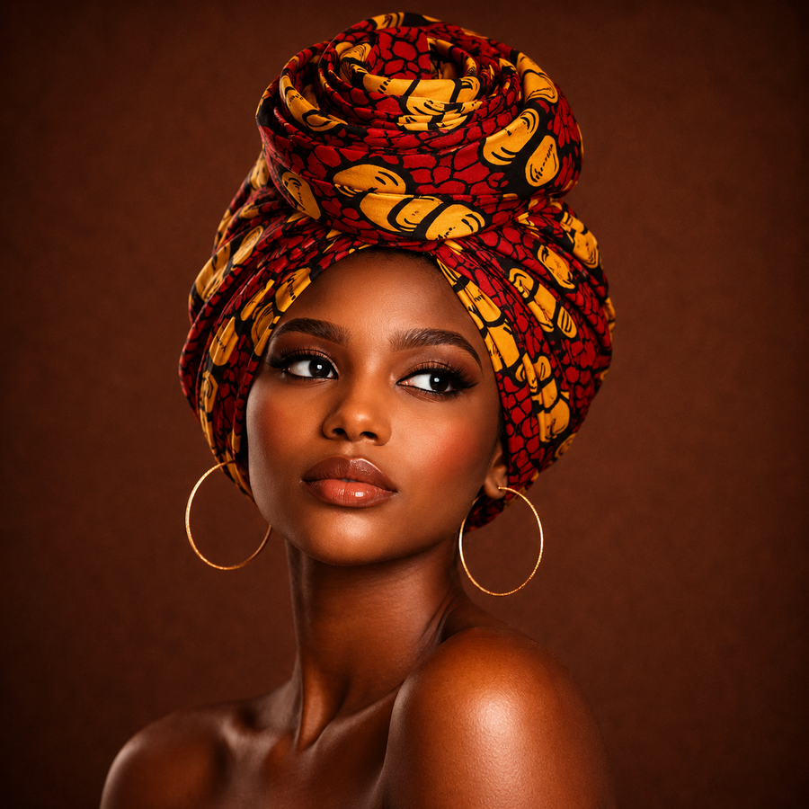 Turban Ankara soleil Cissey Clothing vue de face mannequin 