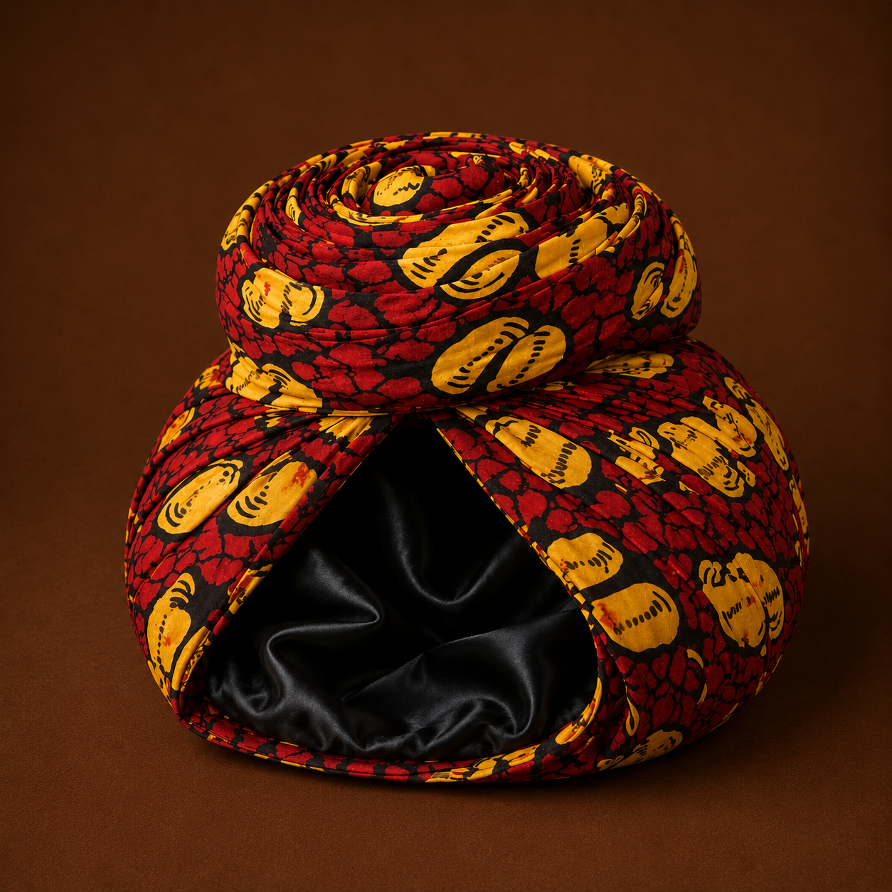 Turban Ankara soleil Cissey Clothing produit seul satin 
