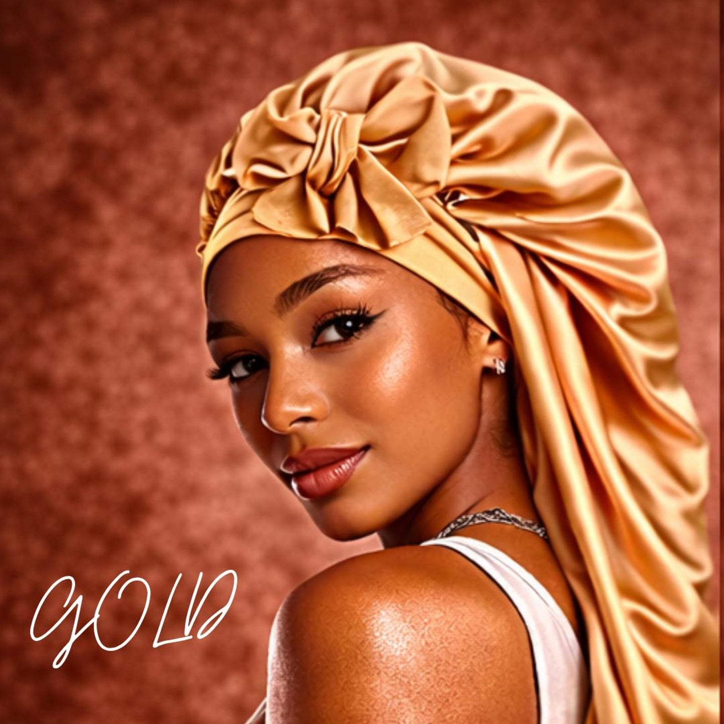 Bonnet satin extra long porté - Cissey Clothing
