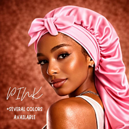 Bonnet satin extra long protection cheveux - Cissey Clothing